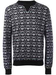 crown &amp; bee print sweatshirt  Dolce &amp; Gabbana