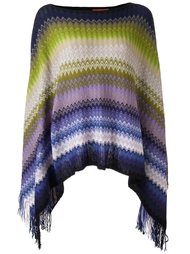 пончо с бахромой Missoni