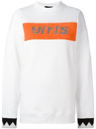 толстовка с вышивкой  T By Alexander Wang