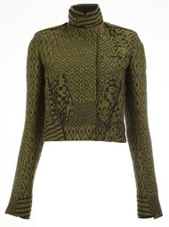 jacquard high neck jacket Haider Ackermann