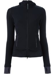 ribbed detail zip-up fleece Adidas By Stella Mccartney
