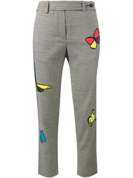 butterfly houndstooth trousers Mira Mikati