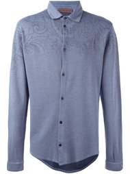 рубашка с узором пейсли Etro