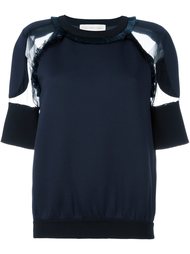 transparent panel blouse Stella McCartney