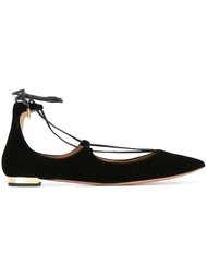 pointed toe ballerinas Aquazzura