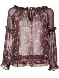 printed peasant blouse  Ulla Johnson