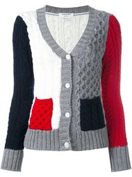 кардиган колор-блок  Thom Browne