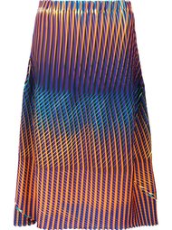 юбка длины миди с узором Issey Miyake
