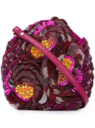 sequinned flowers clutch Jamin Puech