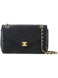 vertical stripes chain bag Chanel Vintage
