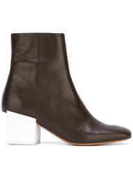 chunky heel ankle boots Jacquemus