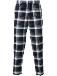 plaid cropped trousers Education From Youngmachines
