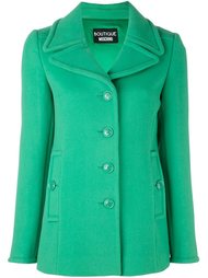 однобортное пальто Boutique Moschino