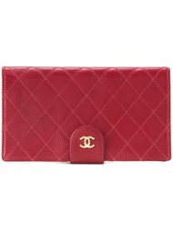 bi-colour stitch wallet Chanel Vintage