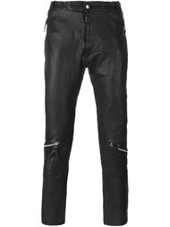 knee zip slim-fit trousers Barbara I Gongini