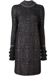 платье с оборками  Lanvin