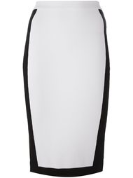 контрастная юбка Balmain