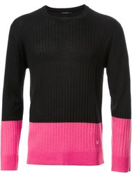 ribbed colour block jumper Guild Prime