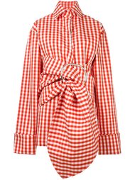 gingham belted jacket Marques'almeida