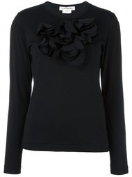 applique fine knit jumper Comme Des Garçons