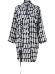 woven cardi-coat Hache