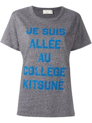 message print T-shirt Maison Kitsuné