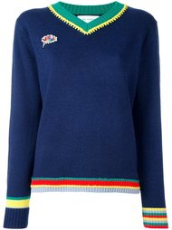 contrast trim jumper Mira Mikati