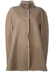 shearling cape Giorgio Brato