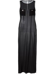 chest pocket dress Versus