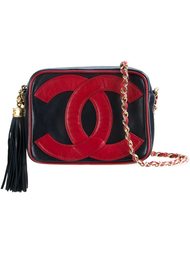 logo stamp shoulder bag Chanel Vintage