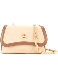 bi-colour quilted shoulder bag Chanel Vintage