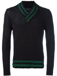 metallic stripe jumper Marc Jacobs