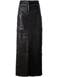 длинная юбка А-образного силуэта с заклепками Ilaria Nistri