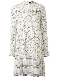 longsleeved vine print dress Proenza Schouler