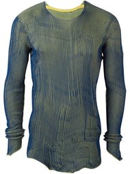 облегающий джемпер в рубчик Maison Margiela