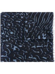 wave pattern scarf Stella McCartney