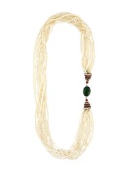 gripoix crystal pearl necklace Chanel Vintage
