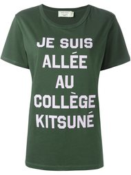 message print T-shirt Maison Kitsuné