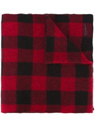 checked scarf Woolrich