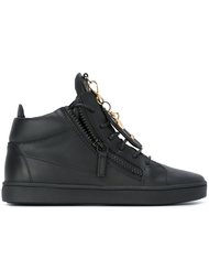 mid-top charm embellished sneakers Giuseppe Zanotti Design