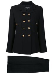 double breasted skirt suit Chanel Vintage