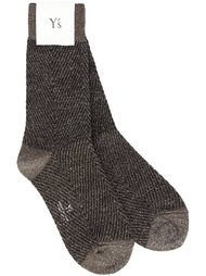 metallic effect socks Y's