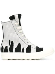 хайтопы с принтом Rick Owens DRKSHDW