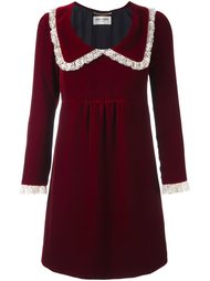 платье с ажурной отделкой Saint Laurent