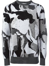 abstract pattern sweater Études