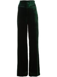 'Hiram' velour straight trousers Haider Ackermann