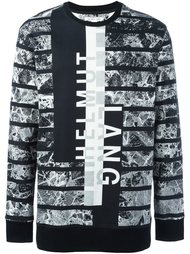 all-over print sweatshirt Helmut Lang