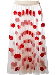 dot design tulle skirt MSGM