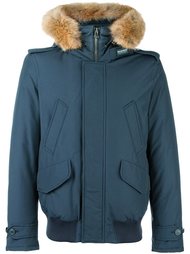hooded zip up jacket Woolrich