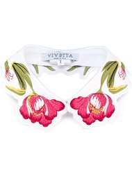 floral embroidered collar Vivetta